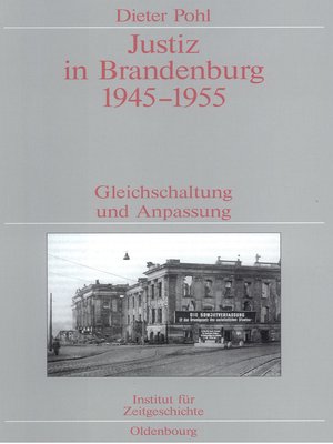 cover image of Justiz in Brandenburg 1945-1955